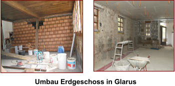 Umbau Erdgeschoss in Glarus