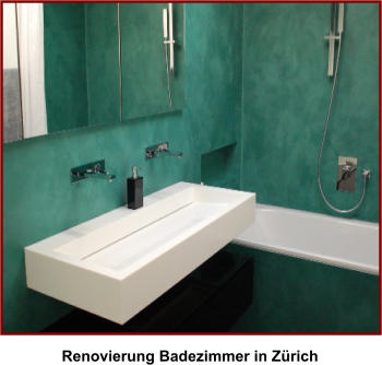 Renovierung Badezimmer in Zürich